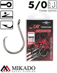 Крючки Mikado CAT TERRITORY -  BEADER № 5/0 BN (6 шт.)
