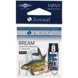 Крючки Mikado SENSUAL - BREAM № 8 G (с лопаткой) ( 10 шт.)