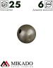 Силиконовые шарики Mikado 6 мм. (тёмно-зелёный)  ( 25 шт.)
