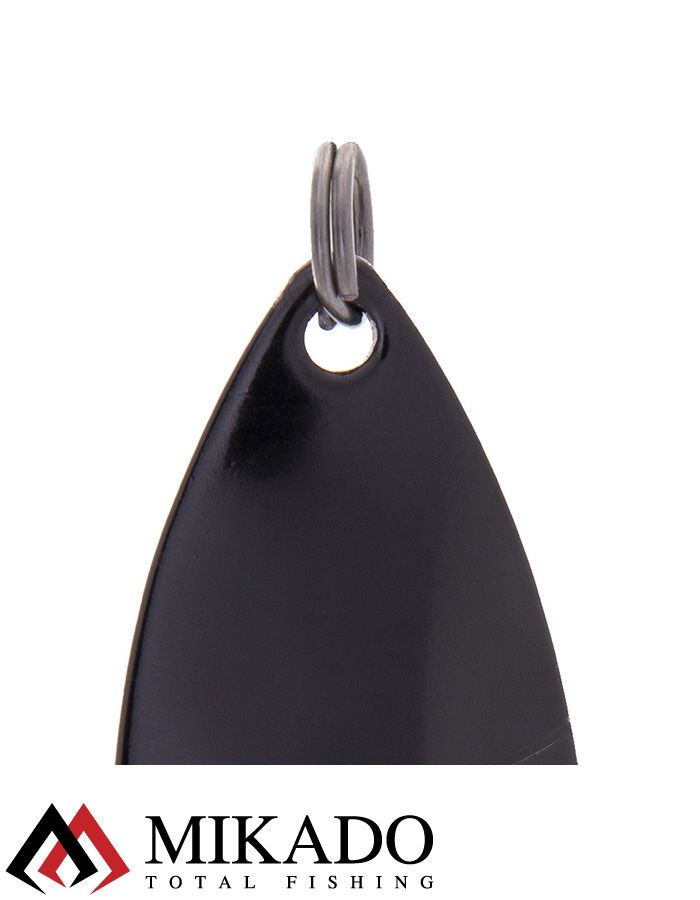 Блесна колеблющаяся Mikado ROACH №3, 14 г., 6 см., чернёная