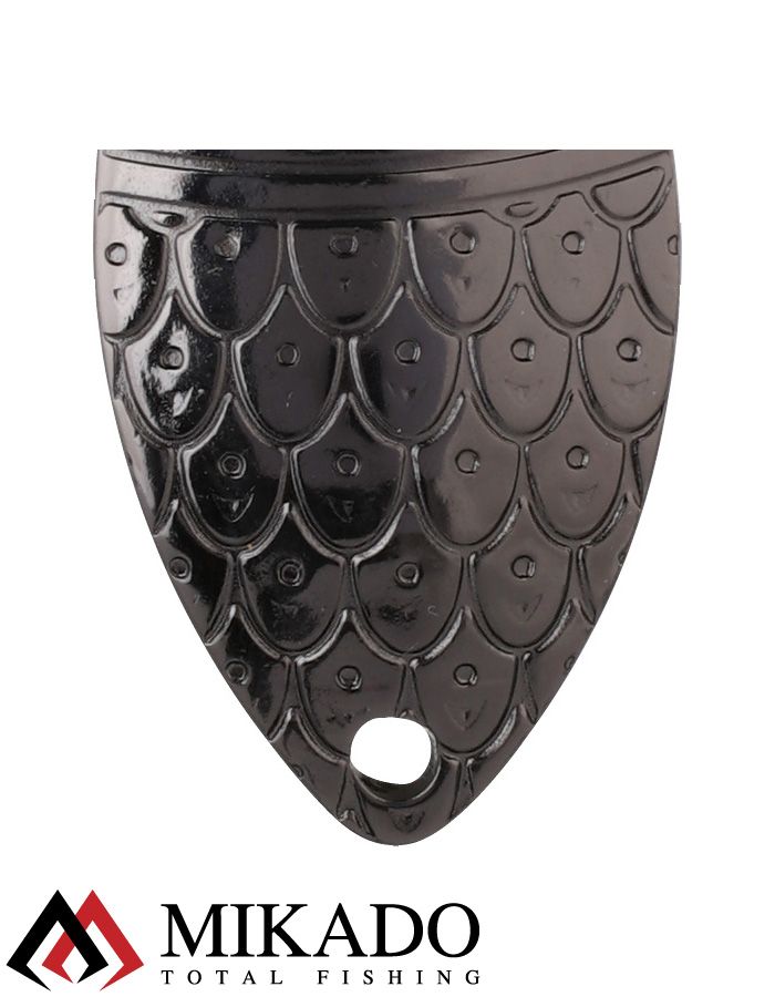 Блесна колеблющаяся Mikado ROACH №3, 14 г., 6 см., чернёная