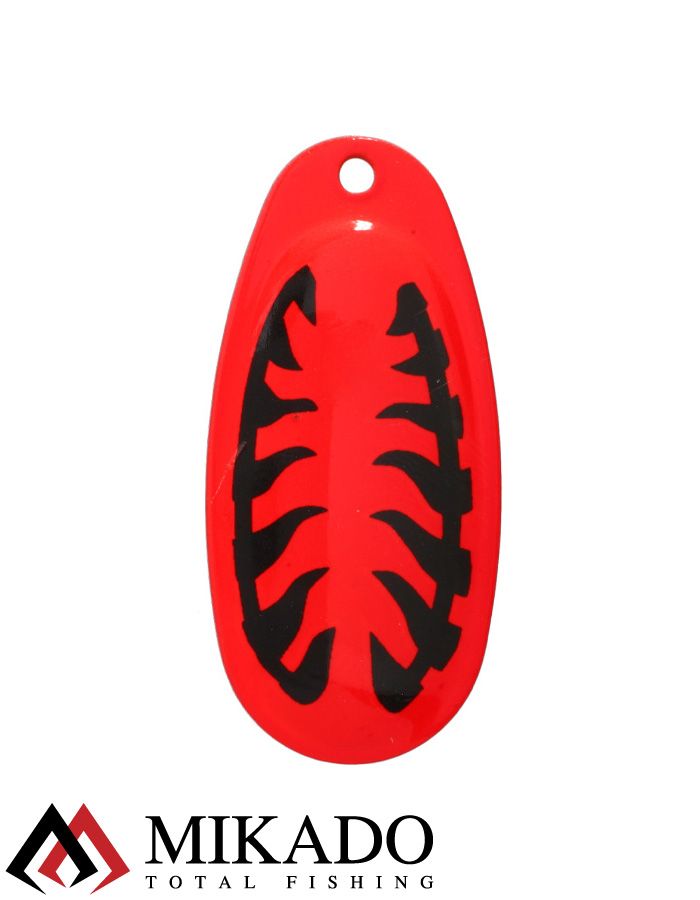 Блесна вращающаяся с кисточкой Mikado BLASTER № 4, 8 г., серебро/27