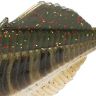 Виброхвост Mikado REAL FISH колюшка 8см., оливково-бежевый (5шт.)
