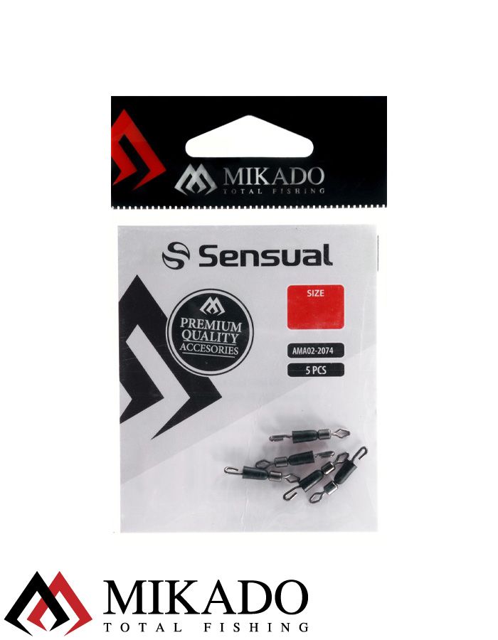 Вертлюг роликовый Mikado Sensual с быстросъемником, №M (5шт.)