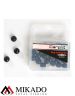 Силиконовые шарики Mikado 6 мм. (черный)  ( 25 шт.)