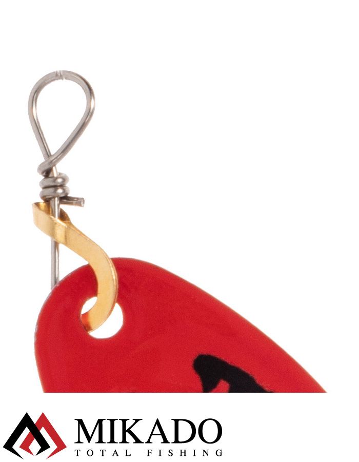 Блесна вращающаяся Mikado BLASTER №3, 5.4 г, серебро 27, длина лепестка 32 мм.