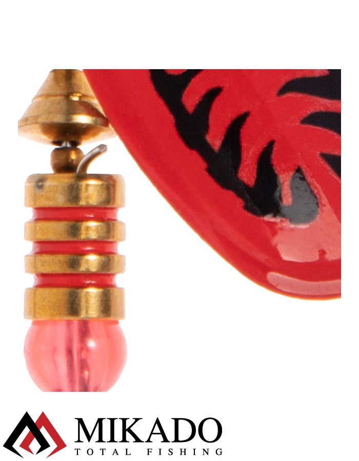 Блесна вращающаяся Mikado BLASTER №3, 5.4 г, серебро 27, длина лепестка 32 мм.