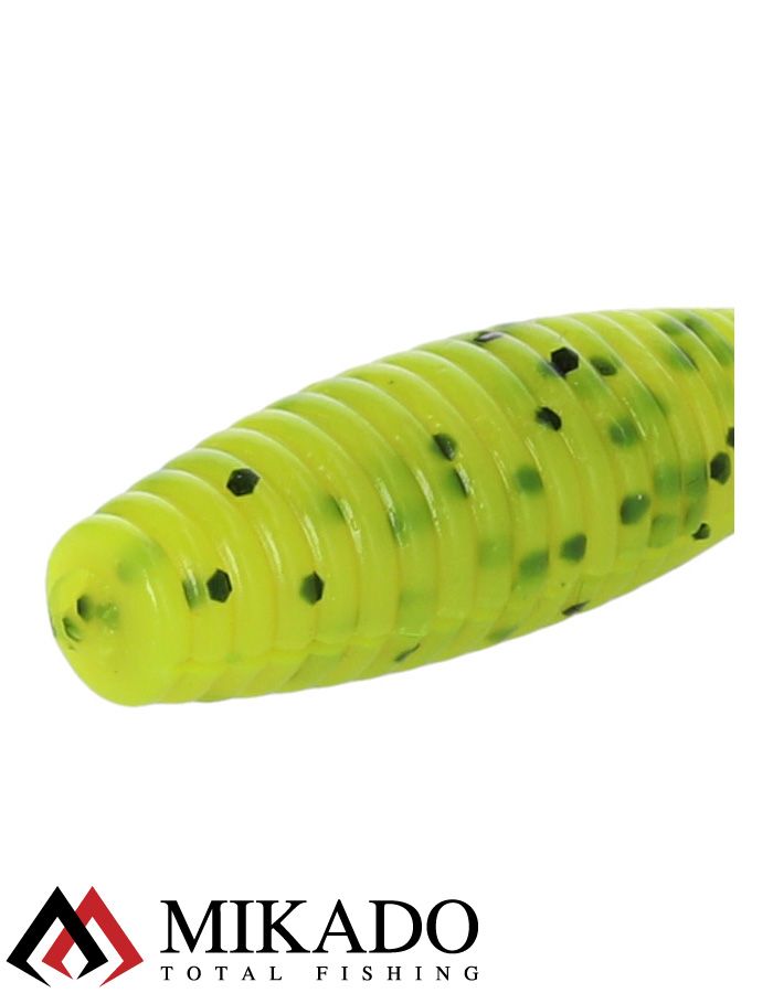 Твистер Mikado TWISTER 64 мм., 2.7 г., CHARTREUSE PEPPER (6 шт.)