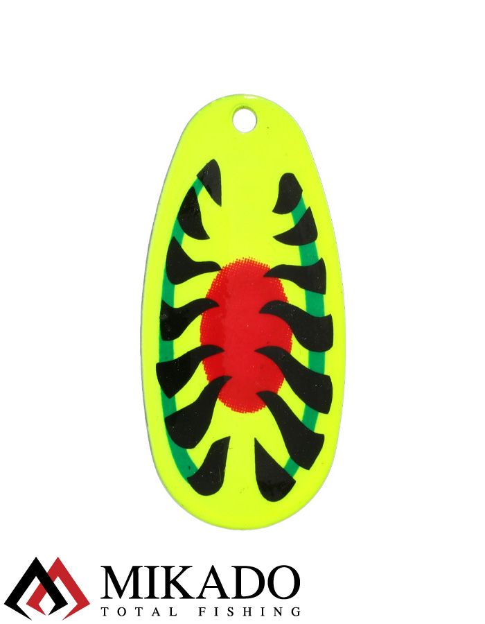 Блесна вращающаяся с кисточкой Mikado BLASTER № 4, 8 г., серебро/28