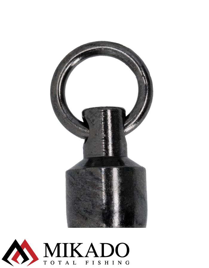 Застежка Fastlock с шарикоподш. вертлюжком Mikado BN № 3.  тест 30 кг. (5 шт.)