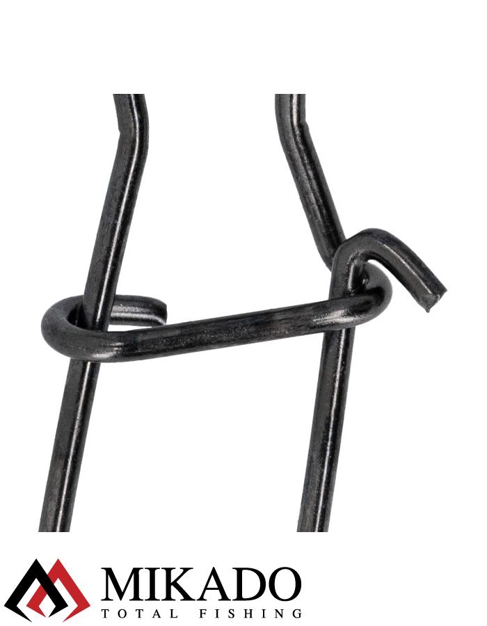 Застежка Fastlock с шарикоподш. вертлюжком Mikado BN № 3.  тест 30 кг. (5 шт.)