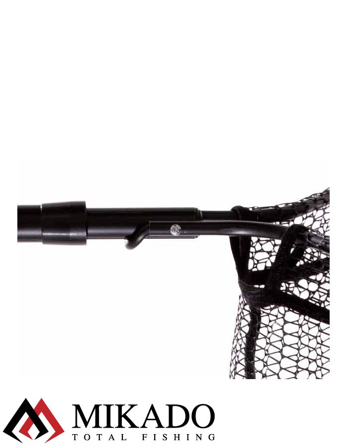Подсачник карповый Mikado AUTOMATIC 130 см. 50/45 см. - WITH RUBBER NET