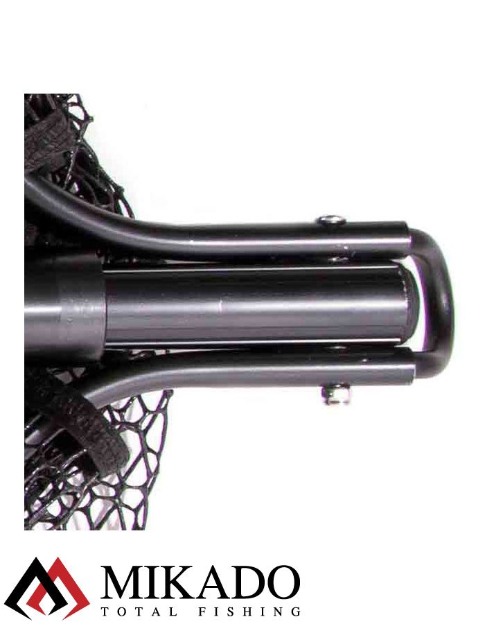 Подсачник карповый Mikado AUTOMATIC 130 см. 50/45 см. - WITH RUBBER NET