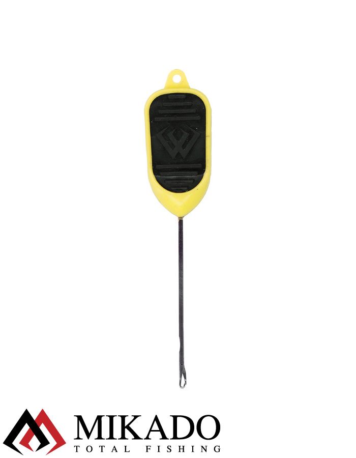 Игла - протяжка с защелкой Mikado -Territory HQ для насадки бойлов, чёрно-лимон.