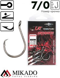 Крючки Mikado CAT TERRITORY -  BEADER № 7/0 BN (5 шт.)