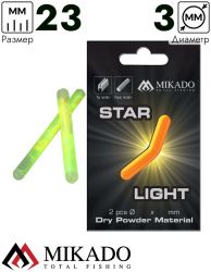 Светлячок химический Mikado 3.0 x 23 мм.   ( 2 шт.)