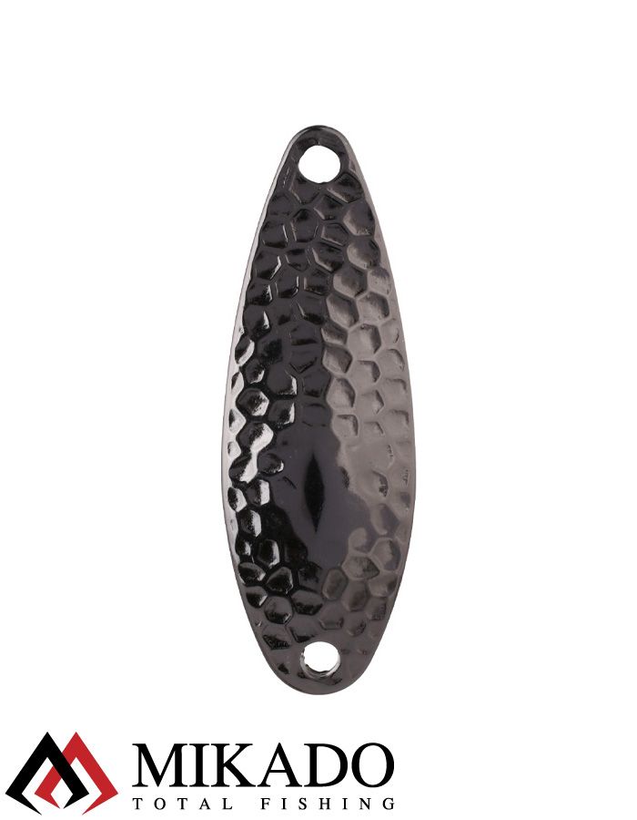 Блесна колеблющаяся Mikado HAMMER №2, 13 г., 5.5 см., чернёная