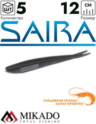 Приманка слаг Mikado SAIRA 12 см., 7 г., 400 (5 шт.)