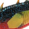 Виброхвост Mikado REAL FISH колюшка 8см., черно-красный (5шт.)