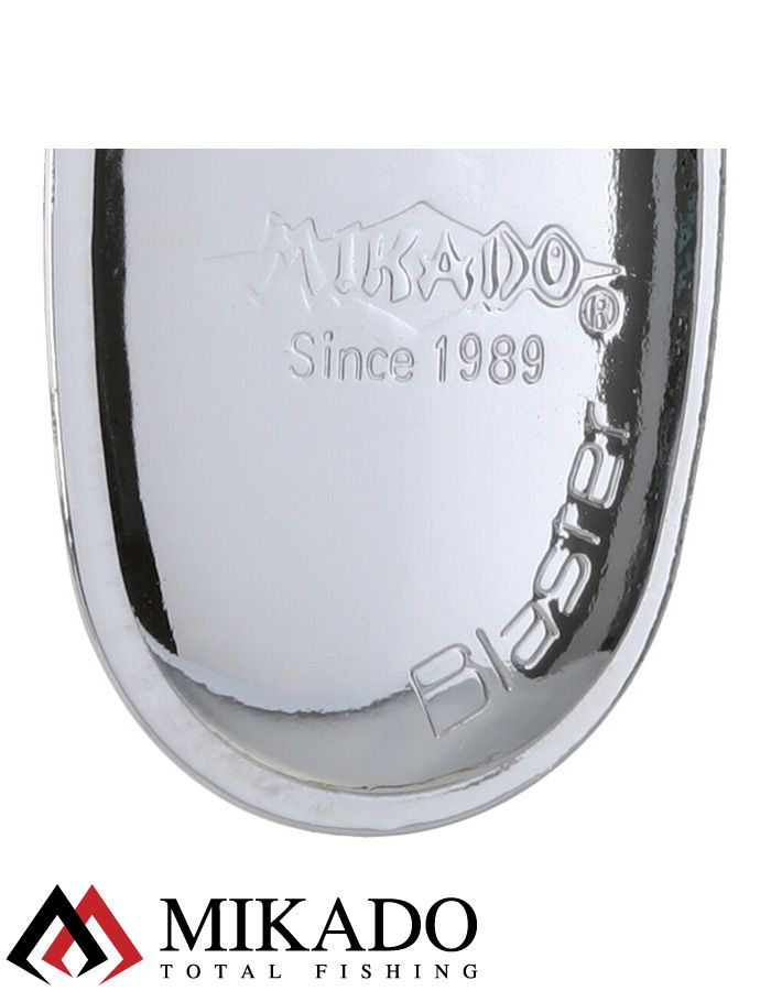 Блесна вращающаяся Mikado BLASTER №00 серебро, 00