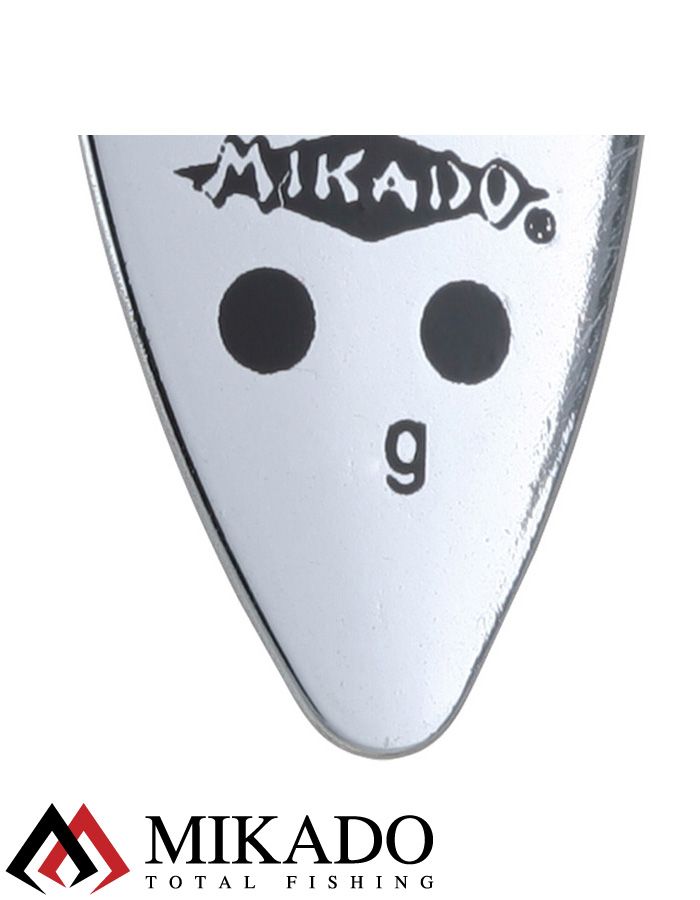 Блесна вращающаяся Mikado STREAM №1, 3.3 г., серебро 11, длина лепестка 32 мм.