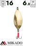 Блесна колеблющаяся Mikado ROACH №4, 16 г., 6.8 см., золото