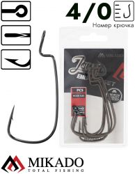 Офсетный крючок Mikado JAWS BIG №4/0 (6шт.)