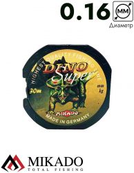 Леска Mikado DINO SUPER 0,16 (30 м) - 3.50 кг.