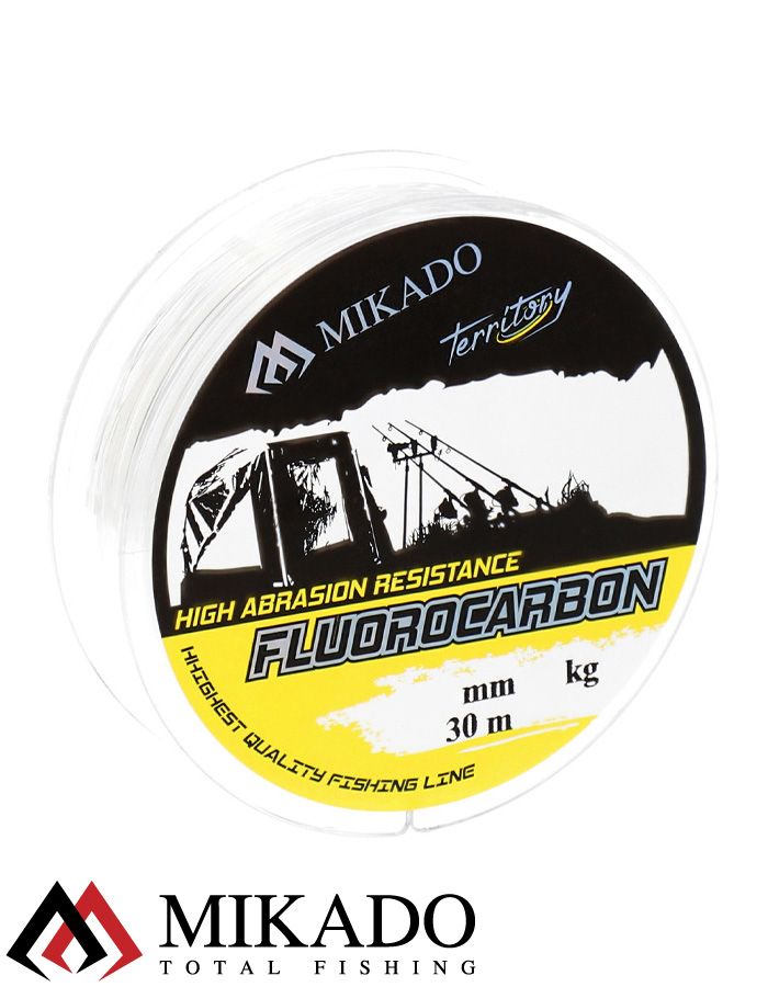 Леска флюрокарбоновая Mikado CARP TERRITORY 0.45 (30 м), 20 lb,