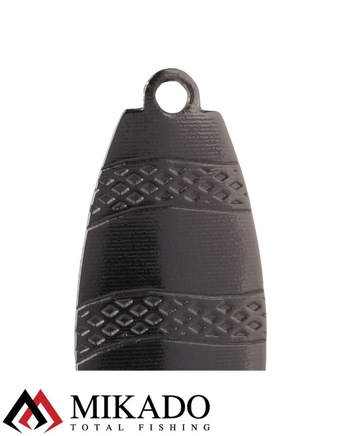 Блесна вращающаяся Mikado DRONE №4, 23.5 г., чернёная, длина лепестка 54 мм.