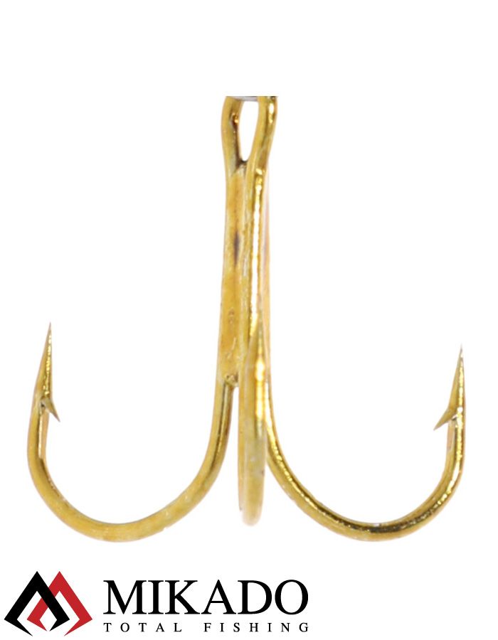 Блесна вращающаяся Mikado STREAM №4, 14 г., состаренное золото, длина лепестка 60 мм.