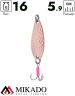 Блесна колеблющаяся Mikado HAMMER №3, 16 г., 5.9 см., медь