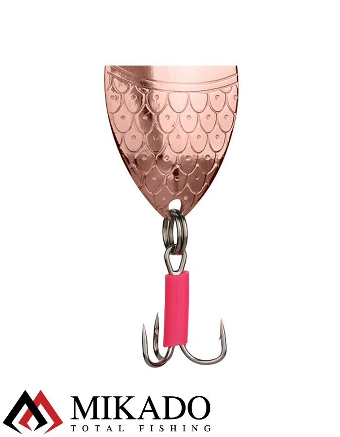 Блесна колеблющаяся Mikado ROACH №4, 16 г., 6.8 см., медь