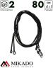 Поводок-Лидкор Mikado Territory с быстро-сменным вертлюжком, 80см (уп.-2шт.)