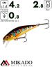 Воблер Mikado TWIST BROWN TROUT 4.2 см. тонущий