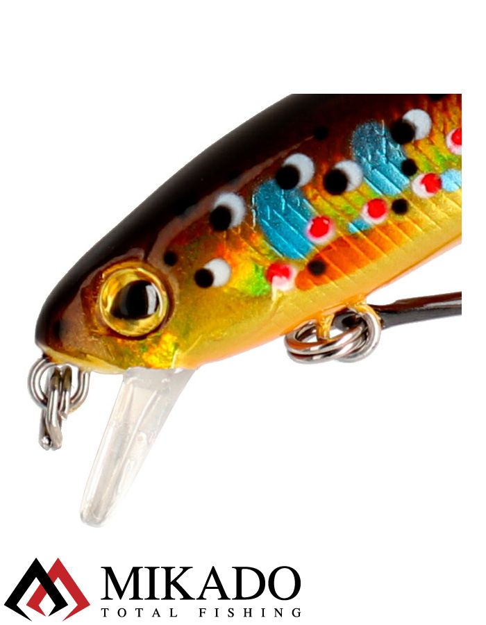Воблер Mikado TWIST BROWN TROUT 4.2 см. тонущий