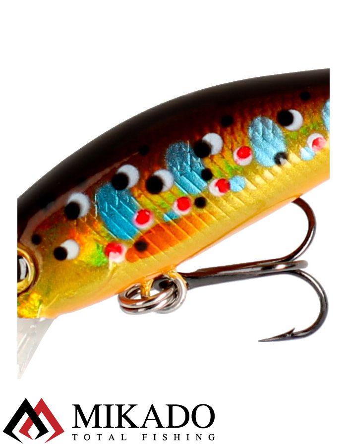 Воблер Mikado TWIST BROWN TROUT 4.2 см. тонущий