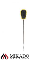 Игла - протяжка с защелкой и резаком PVA Mikado -Territory HQ длинная, чёрно-жёлтая