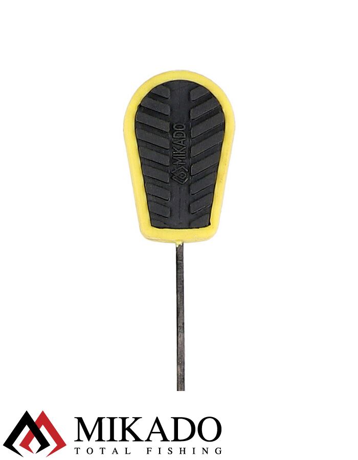 Игла - протяжка с защелкой и резаком PVA Mikado -Territory HQ длинная, чёрно-жёлтая