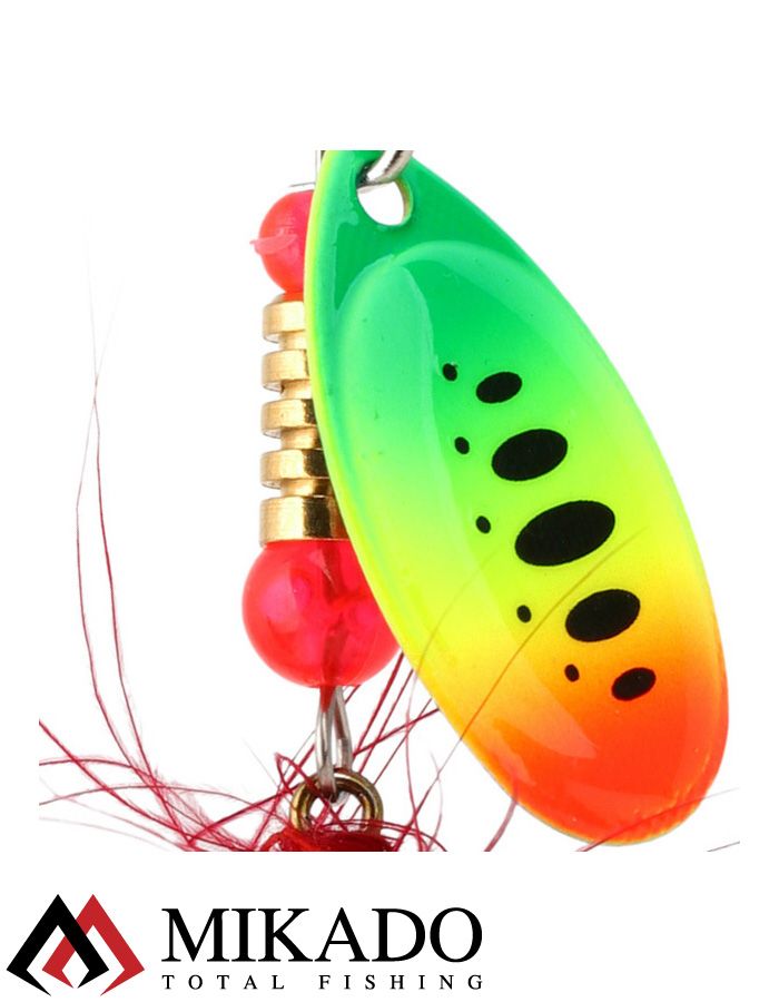 Блесна вращающаяся Mikado FOCUS №0 с мушкой серебро, 29