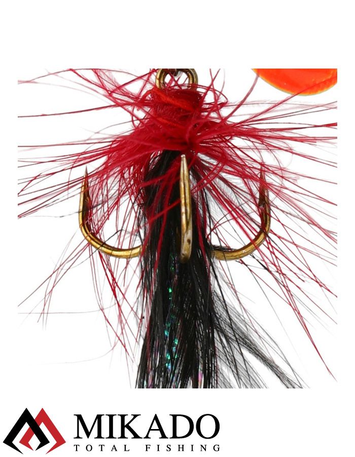 Блесна вращающаяся Mikado FOCUS №0 с мушкой серебро, 29