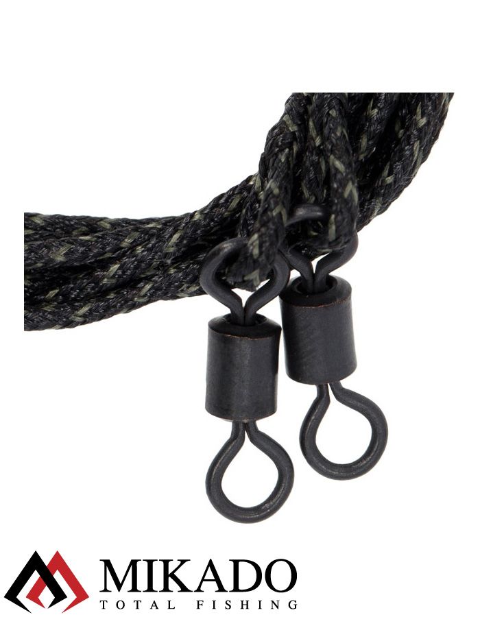 Поводок-Ледкор Mikado Territory с вертлюжком, 80см (уп.-2шт.)