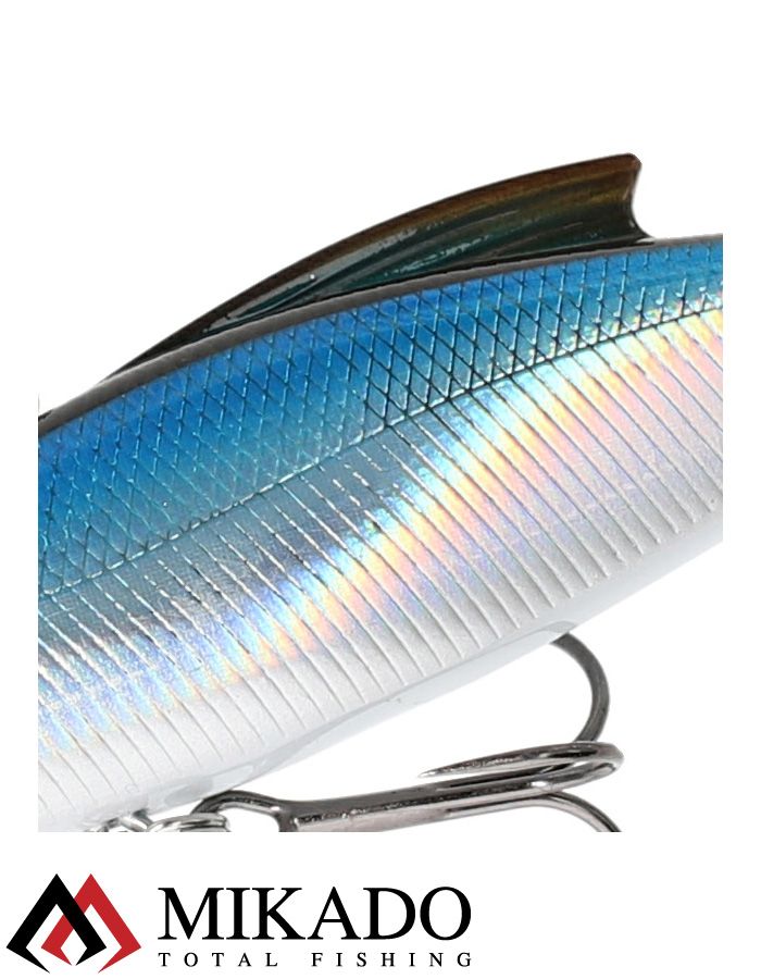 Раттлин Mikado MAGNAT 9 см./NATURAL BROWN BACK - тонущий/medium (33,0г /до 5,0м)