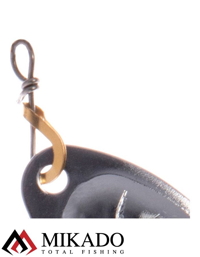 Блесна вращающаяся с кисточкой Mikado BLASTER № 5, 12 г., серебро