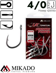 Крючки Mikado CAT TERRITORY - FORGED FORCE № 4/0 BN (4 шт.)