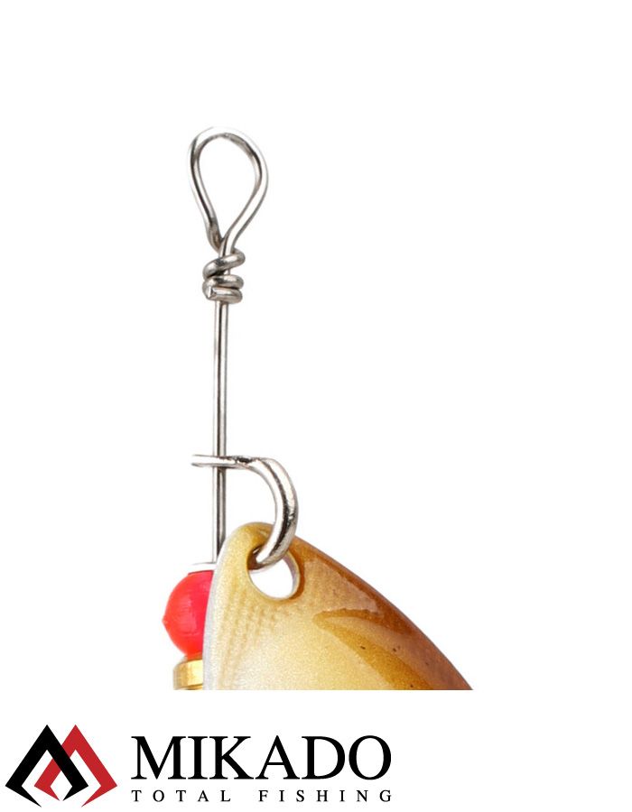 Блесна вращающаяся Mikado FOCUS №0 с мушкой серебро, 30