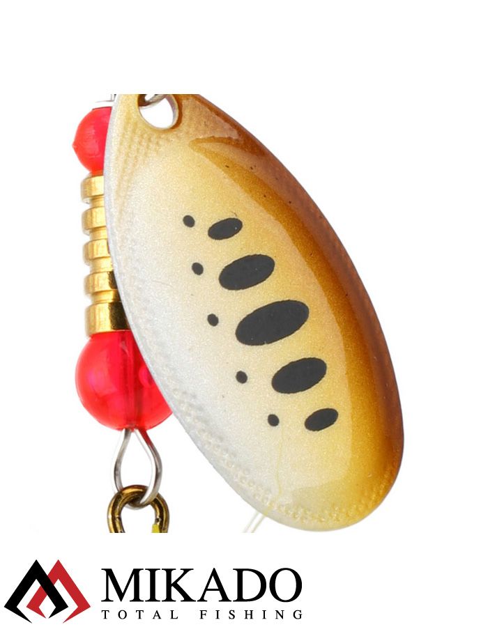 Блесна вращающаяся Mikado FOCUS №0 с мушкой серебро, 30