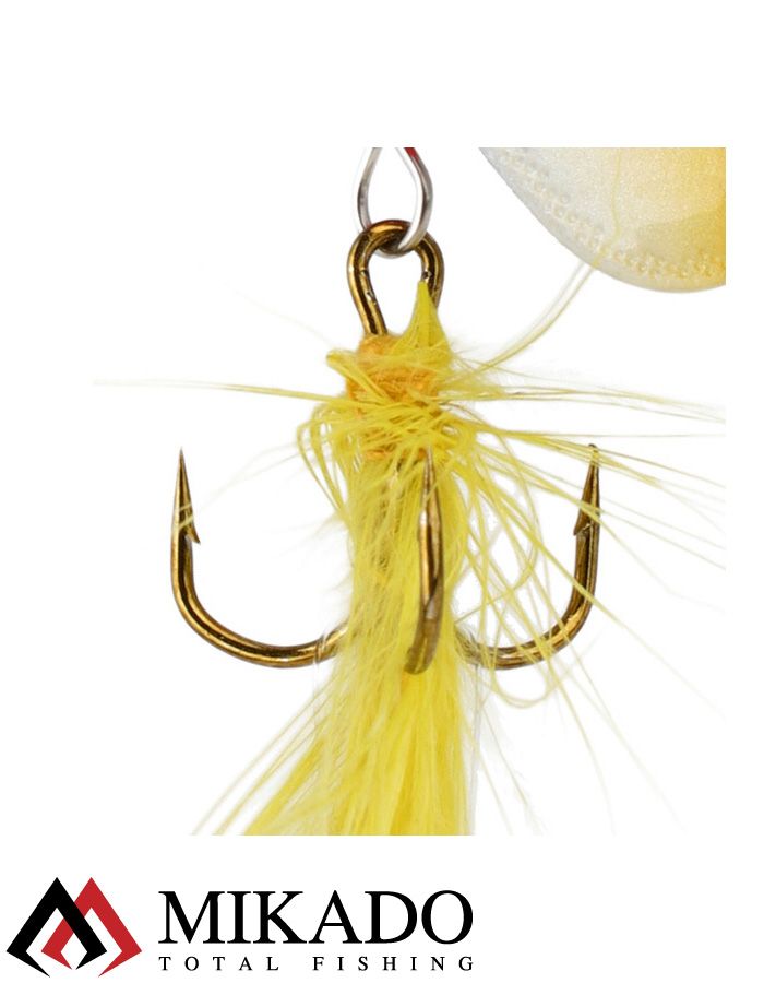 Блесна вращающаяся Mikado FOCUS №0 с мушкой серебро, 30