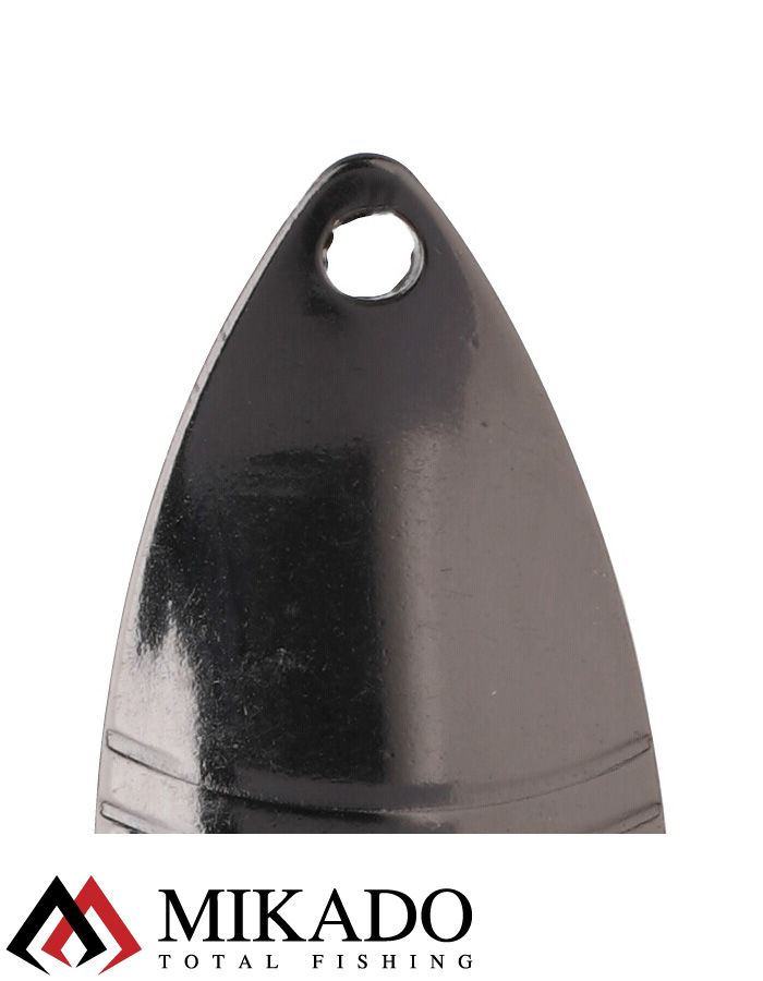 Блесна колеблющаяся Mikado ALGA №2, 20 г., 6.1см., чернёная