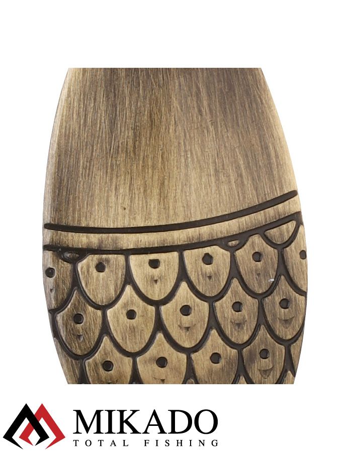 Блесна колеблющаяся Mikado ROACH №4, 16 г., 6.8 см., состаренная латунь